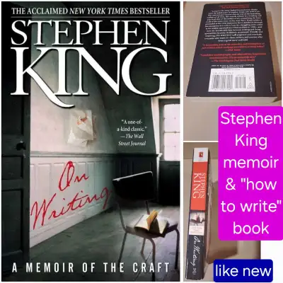 Stephen King book - memoir and writing tips book, View more