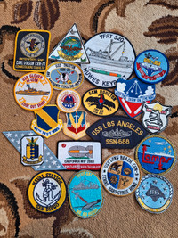 US navy military patches
