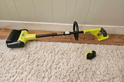 Ryobi patio or cleaning scrubbing brush - Brand New Condition Also Includes - DM18L Battery adapter...