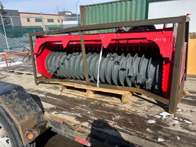 I have a brand new 72” skidsteer mulcher for sale, designed to efficiently clear brush and small tre...