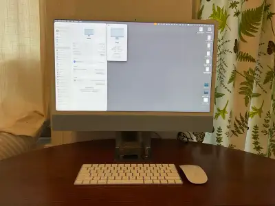iMac, M1 chip, 16 gb, 24” retina display, 500 gb storage! , View more