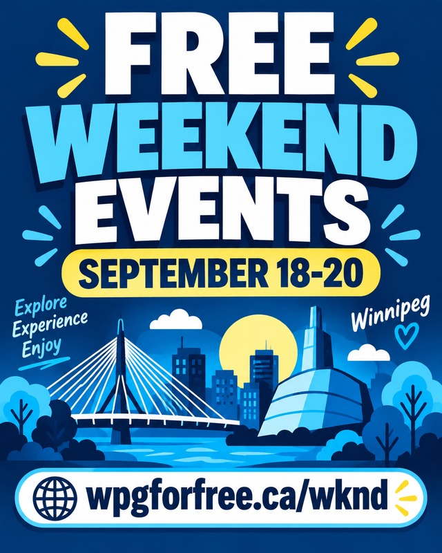 Free Winnipeg Weekend Events – September 18-20