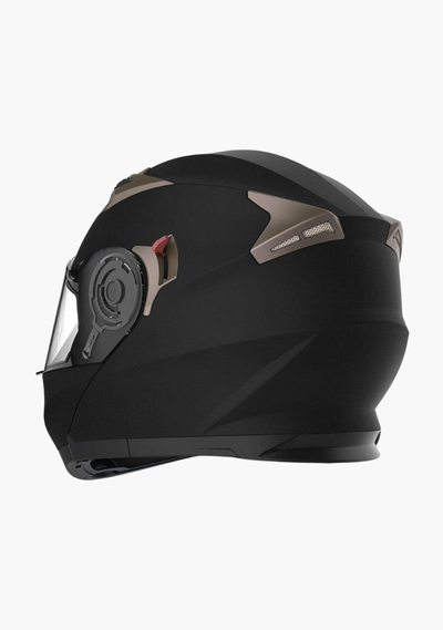 WCL Modular Full Face Motorcycle Helmet with Double Lens Visor - Flat Black All of our motorcycle he...
