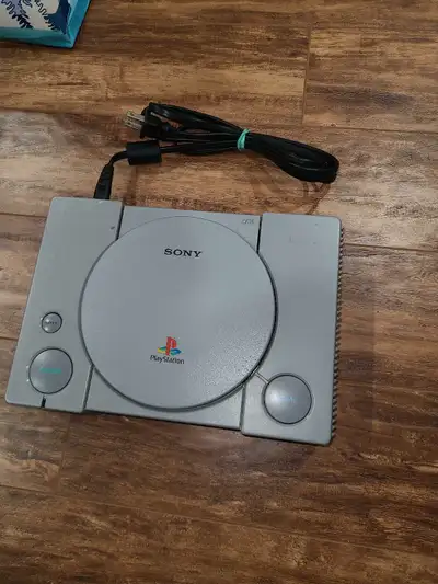 Sony Playstation 1 system with broken controller ports