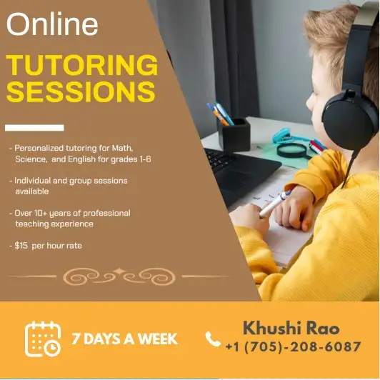 ONLINE TUTORING FOR MATH, SCIENCE, AND ENGLISH64407490758785120