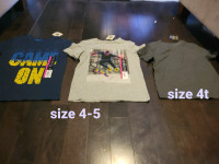Boys size 4-5 short sleeve shirts (new with tag)