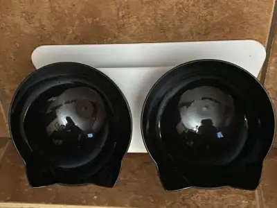 Raised Cat face shaped bowls , View more