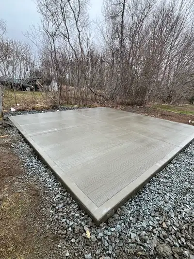 Concrete work and mini excavation, View more