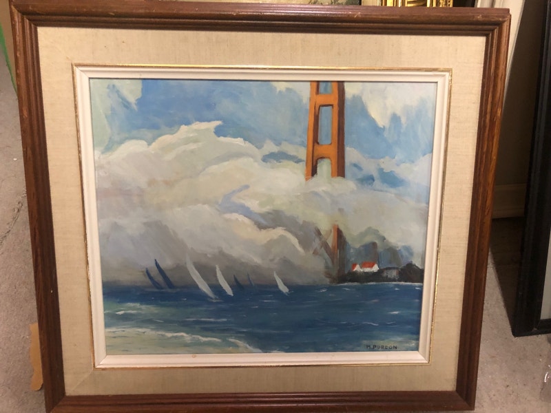 Original Golden Gate Oil Painting + Vast Private Art Collection Arts & Collectibles Markham
