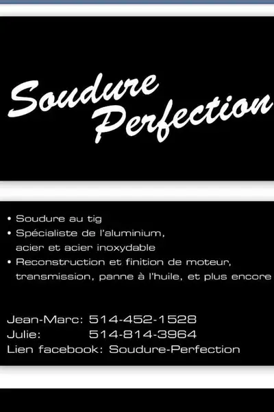 Je suis un spécialiste de la soudure au tig avec plus de 10 d'expérience,Soudeur perfectionniste,je...