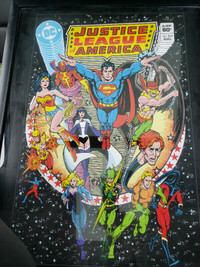 Justice League framed poster