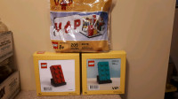 LEGO VIP Pack and Bricks Red & Teal  $25 each or $65 all 3