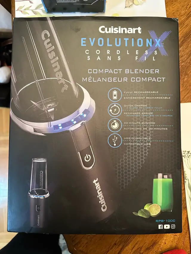 Cuisinart EvolutionX Cordless Blender - NEW!! in Processors, Blenders & Juicers in City of Toronto - Image 3