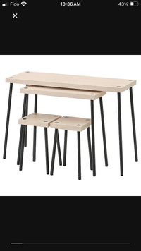 IKEA nesting table 