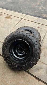 Dunlop KT 127 B ATV Mud Tires And Rims
