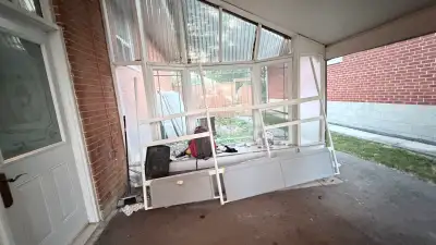 White Metal Bed Frame – Good Condition, View more