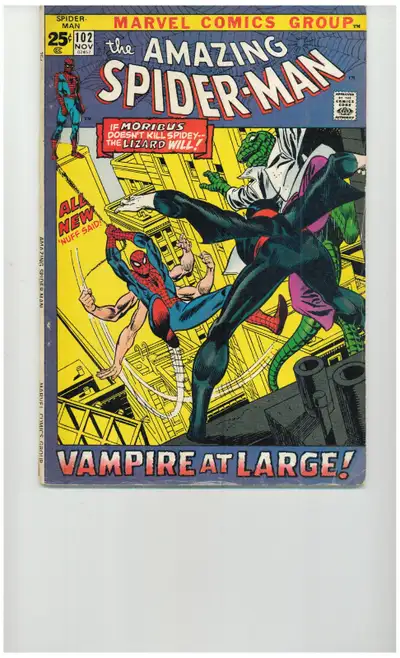 Marvel Comics - Amazing Spider-Man Issue #102 (Nov 1971)., View more
