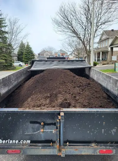 1, 2 or 3 yard mulch ,aggregate and soil delivery, View more
