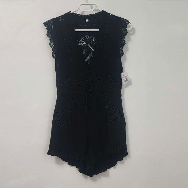 Embroidered Romper Playsuit in Black Boho Bohemian in Women's - Other in Cambridge - Image 2