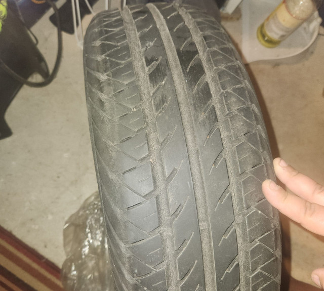 4 tires with rims motomaster R14. 1 rim continental R15 in Tires & Rims in Markham / York Region - Image 4