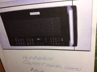 Never used microwave and convention oven still in box