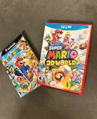 Mario party 7 gamecube and 3d world wii u