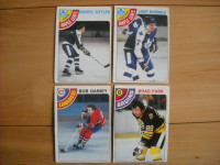 22 cartes de hockey de 1978