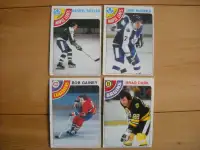 22 cartes de hockey de 1978