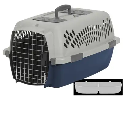 Petmate Cat Carrier Small Animal 2 Compartments Feeding Dish $25, View more