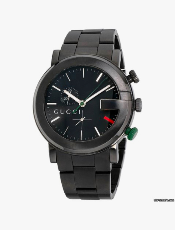 100% Authentic Gucci G Chronograph Stainless Steel Watch in Jewellery & Watches in Mississauga / Peel Region