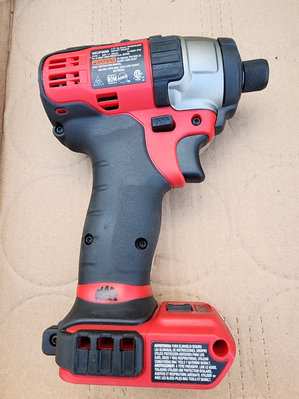 Mac Tools MCF886 1/4" BL Spec Brushless Impact Driver Brand New in Power Tools in Windsor Region