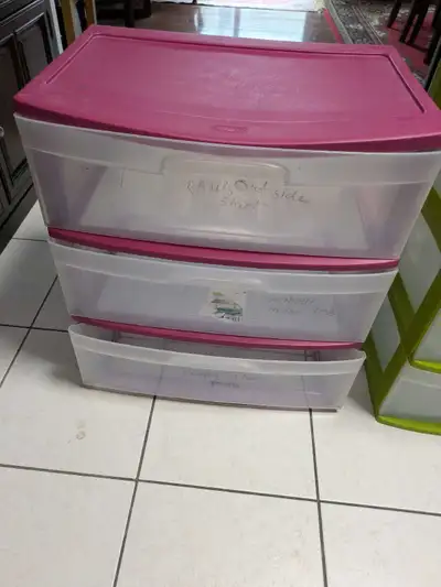2 Plastic wardrobe each for $15 only, View more
