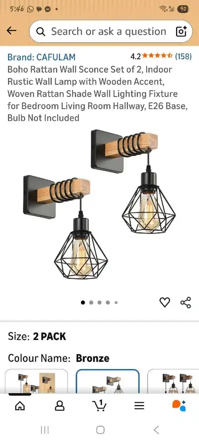 Wall Sconce Lights, View more