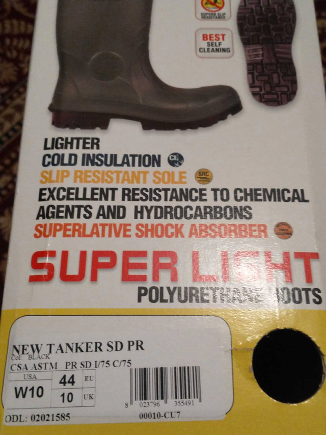 Cofra Tanker Steel-Toed Rubber Boots (Men's size 11) - Brand New in Men's Shoes in Lethbridge - Image 3