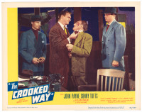 1949 The Crooked Way film noir John Payne 3 lobby card posters