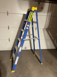 6 ft Featherlite Fibreglass step ladder