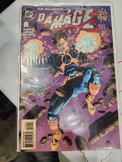 Own a piece of the 90's with this DC Damage #0 comic book! Featuring the beginning of tomorrow for t...