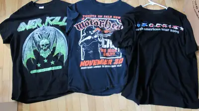 Lot 3 T-shirt metal Small (Overkill, Motorhead, Hypocrisy), View more