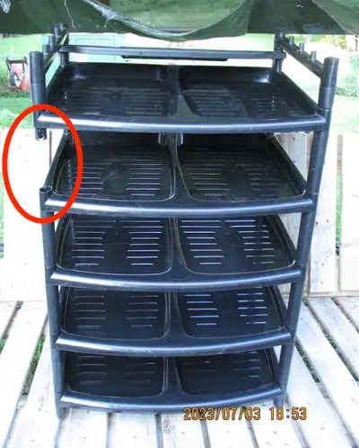 Plastic Shoe Rack, View more