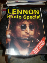 Lot no 4 magazines des Beatles John Lennon, Guitar Player