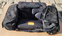 Kolpin Black Rear Seat with Zipped Storage Bags