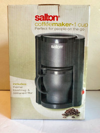 Salton One Cup Drip Coffee Maker FC-3T - BNIB