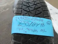 4 tires of Bridgestone 235/60/18 winter tires w/rims off 2011 Me