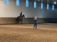 Horseback riding lessons.