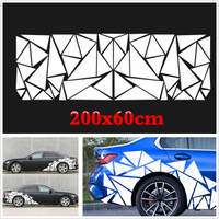 Universal Car vinyl decal stickers (triangle style)