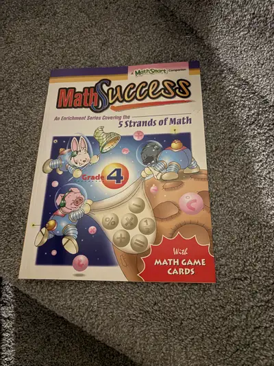 This New Math Success Grade 4 workbook is designed to cover the 5 strands of math. It's a great reso...