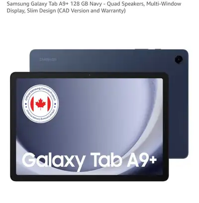 Samsung Galaxy Tab A9+, View more