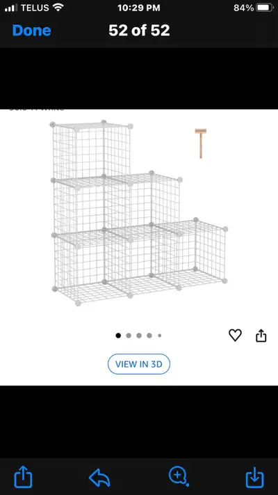 Wanted cubes for adjustable shelves, View more