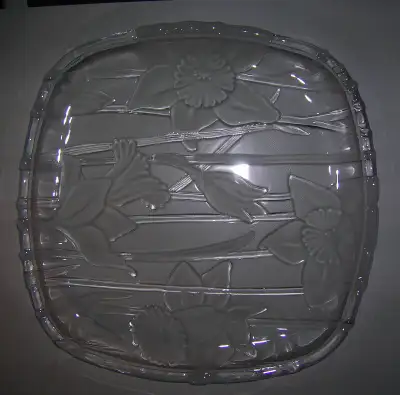 Etched Glass Serving Trays, View more