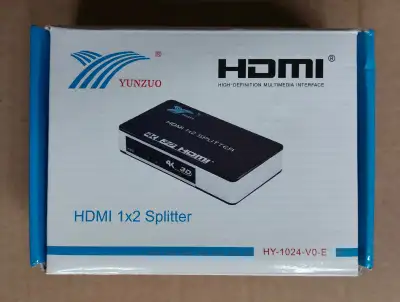 HDMI  SPLITTER  1X2  ADAPTOR  2K-4K, View more